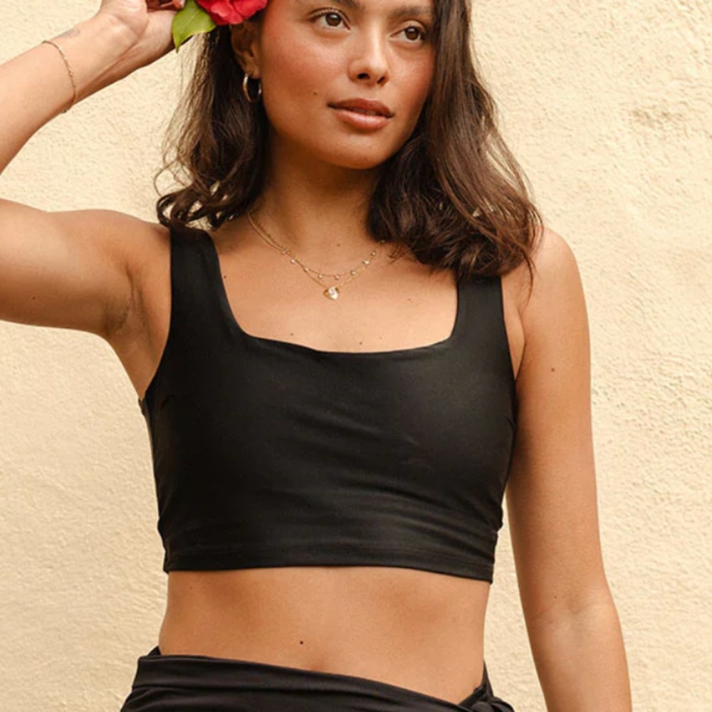 Albion fit XL Olivia swim crop top light purple